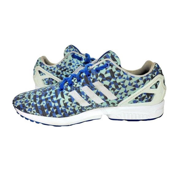 adidas gazelle silver green womens Adidas ZX Flux Weave Mens Black Trainers NO BOX – Sport It First main image 0